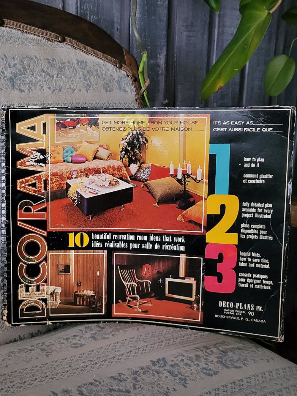 Vintage Deco/Rama 10 Recreation Room Ideas Book Mid-Century Canadian